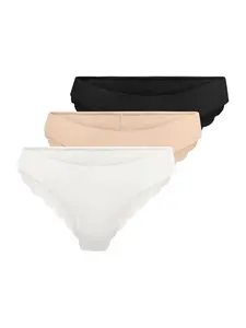 ONLY Nohavičky 'ONLCHLOE'  béžová / čierna / biela