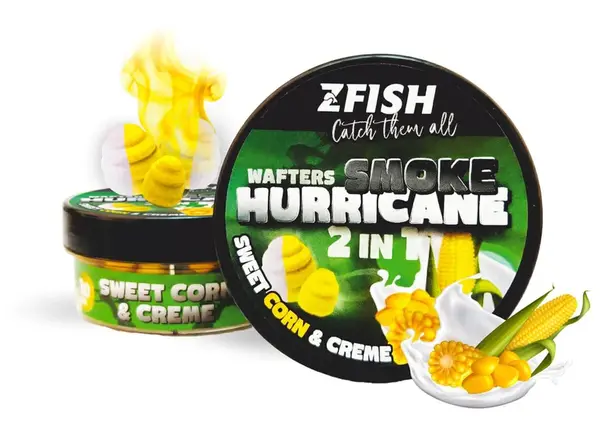 Zfish wafters smoke huricane 2in1 8-10 mm 30 g - sweet corn creme