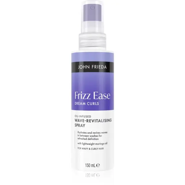 John Frieda Frizz Ease Oil-Infused Wave-Revitalising Spray hydratační sprej na vlasy pro vlnité a kudrnaté vlasy 150 ml