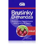GS Brusnice D-manóza Akut tablety pre zdravie močových ciest 20 tbl