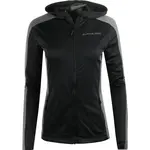 ALPINE PRO SELEDA Dámska mikina s kapucňou, čierna, veľkosť