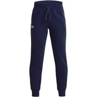 Under Armour RIVAL FLEECE JOGGERS Chlapčenské tepláky, tmavo modrá, veľkosť M