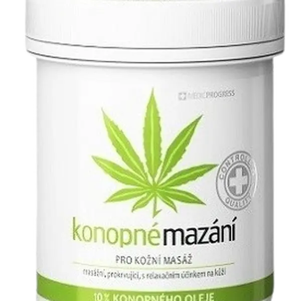 MEDICPROGRESS Konopné mazání 10% 250 ml