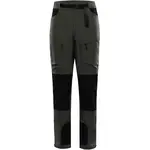 ALPINE PRO AKAN 2 Pánské softshellové kalhoty, tmavě zelená, velikost