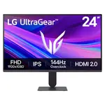 24" herní monitor LG UltraGear™ G4 s frekvencí 144 Hz (přetaktovaný) a rozlišením FHD IPS s kompatibilitou NVIDIA G-SYNC®, sRGB 99% (Typ.) 24G411A-B