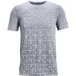Under Armour T-shirt Seamless Wordmark SS-GRY - Men's