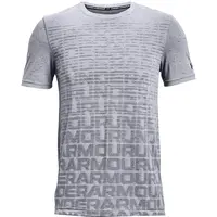 Under Armour T-shirt Seamless Wordmark SS-GRY - Men's