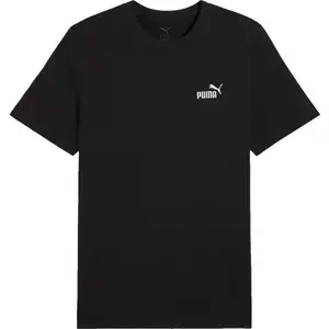 Puma ESSENTIALS SMALL NO. 1 LOGO TEE Pánské triko, černá, velikost