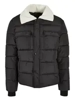 Urban Classics Zimná bunda  antracitová / biela