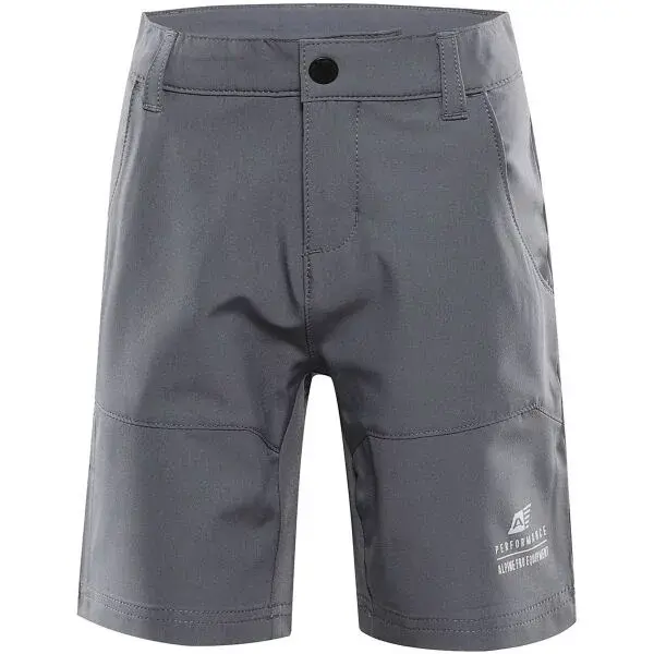 ALPINE PRO BAKO Dětské sportovní kraťasy, šedá, velikost 152-158