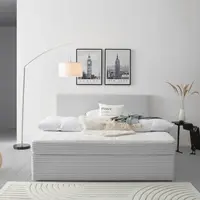 MID.YOU AMERICKÁ POSTEL, 160/200 cm, barvy stříbra