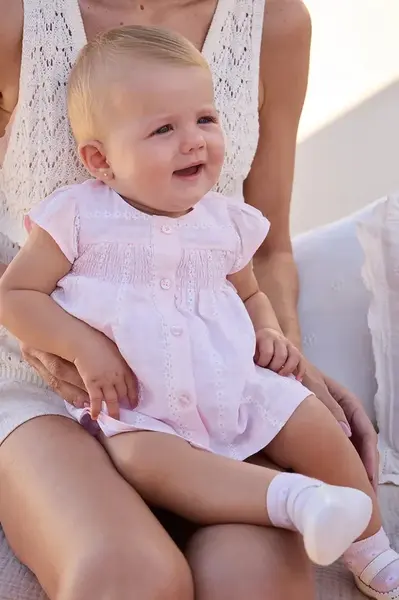 Dětské bavlněné šaty Mayoral Newborn