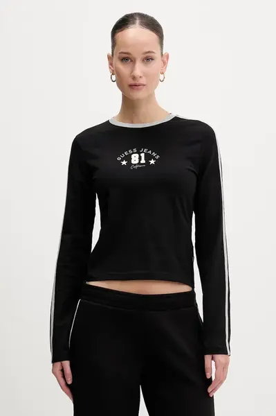Tričko s dlouhým rukávem Guess Jeans
