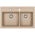 Alveus Granitový drez Atrox 50, piesková, 79 x 50 cm