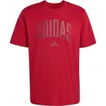 adidas COLLEGIATE TEE Pánské triko, červená, velikost XXL