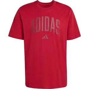 adidas COLLEGIATE TEE Pánské triko, červená, velikost XXL