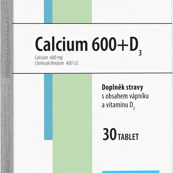 GENERICA Calcium 600+ vitamín D3 30 tablet