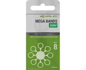 Korum kroužky smokescreen mega bands - 8 mm