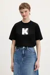 Bavlnené tričko Karl Lagerfeld Jeans