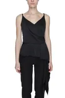 Černý top na ramínka