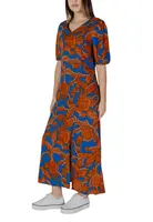 B.young vzorované maxi šaty