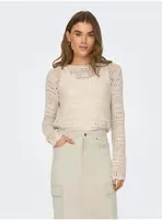 Béžový dámsky sveter JDY Sun