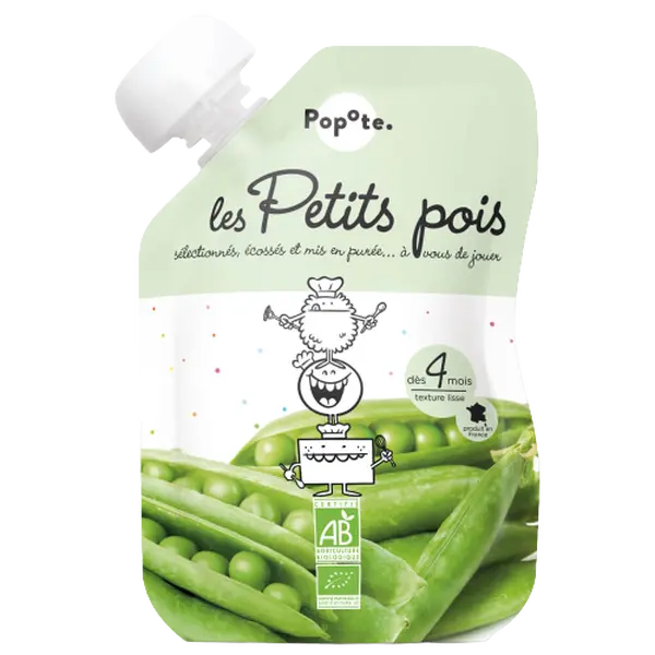 POPOTE kapsička bio hrášek 120 g