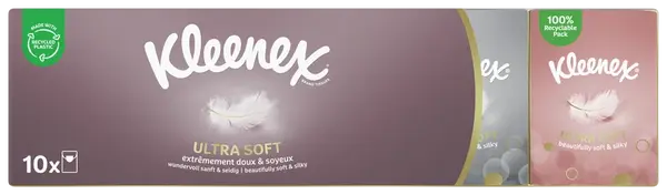 KLEENEX® Kapesníky papírové Ultra Soft Mini 10 x 7 ks