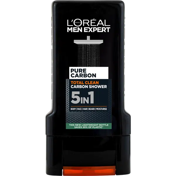 L'ORÉAL PARIS Men Expert Pure Carbon sprchový gel, 300 ml