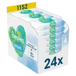 PAMPERS Harmonie Aqua Plastic Free Vlhčené ubrousky 24 x 48 ks