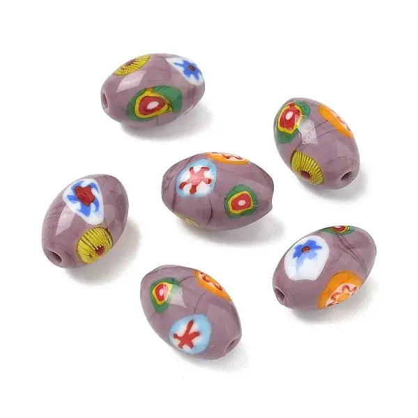 Handmade Millefiori Glass Beads