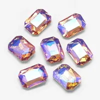 Pointed Back Glass Rhinestone Cabochons