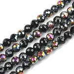 Electroplate Transparent Glass Beads