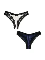 Next Nohavičky  námornícka modrá / čierna / biela