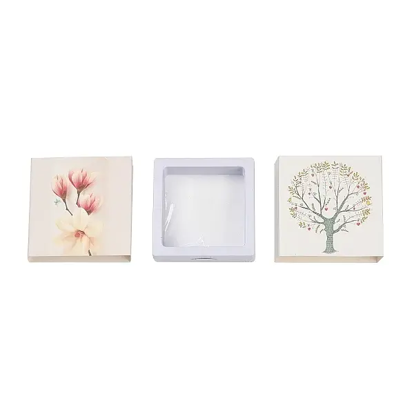 Square Plastic 3D Floating Frame Display Holder