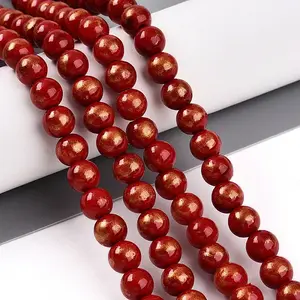Natural Mashan Jade Beads Strands