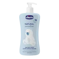 CHICCO Tělové mléko Natural Sensation s bambuckým máslem a vitaminem E, 0m+, 500 ml