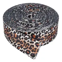 Polyester Leopard Printed Ribbons