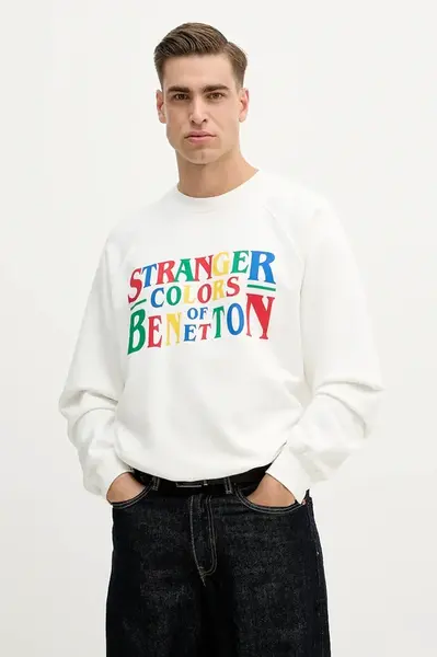 Bavlněná mikina United Colors of Benetton x Stranger Things