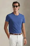 Bavlněné tričko Polo Ralph Lauren pánské, červená barva, 710671438