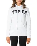 Bílá mikina Pyrex s kapucí
