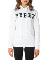 Bílá mikina Pyrex s kapucí