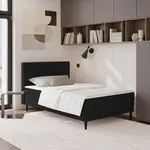 P & B AMERICKÁ POSTEL, 120/200 cm, černá