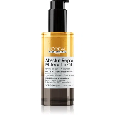 L’Oréal Professionnel Serie Expert Absolut Repair Molecular vyživující olej na vlasy pro poškozené vlasy 90 ml