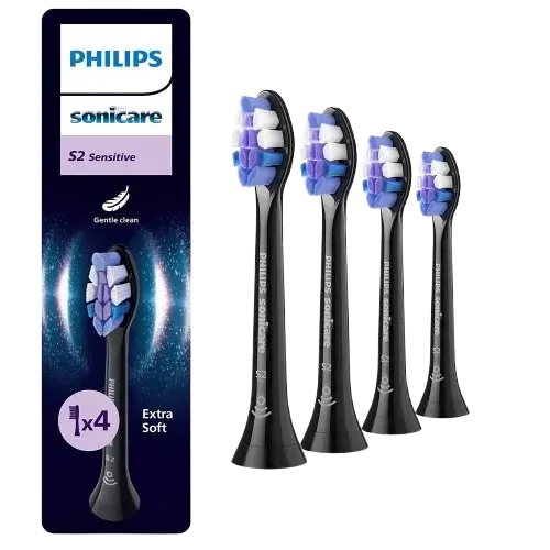 PHILIPS SONICARE Sensitive standard black 4 ks