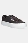 Tenisky Calvin Klein VULC FLATF LACE UP LTH CK