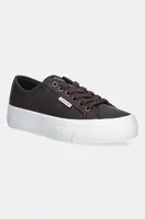 Tenisky Calvin Klein VULC FLATF LACE UP LTH CK