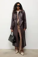 Kožený trenčkot Answear.LAB