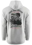 Grundéns mikina dark seas x grundens portsmith hoodie athletic heater - xl