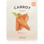 It´s Skin The Fresh Mask Carrot plátýnková maska s čisticím efektem 19 g